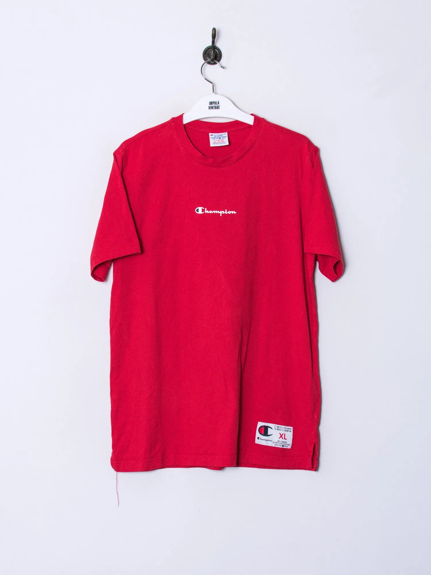 Red Champion Cotton Tee