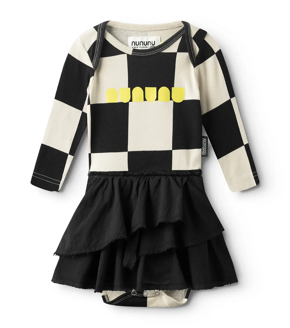 Checkmate Onesie Skirt