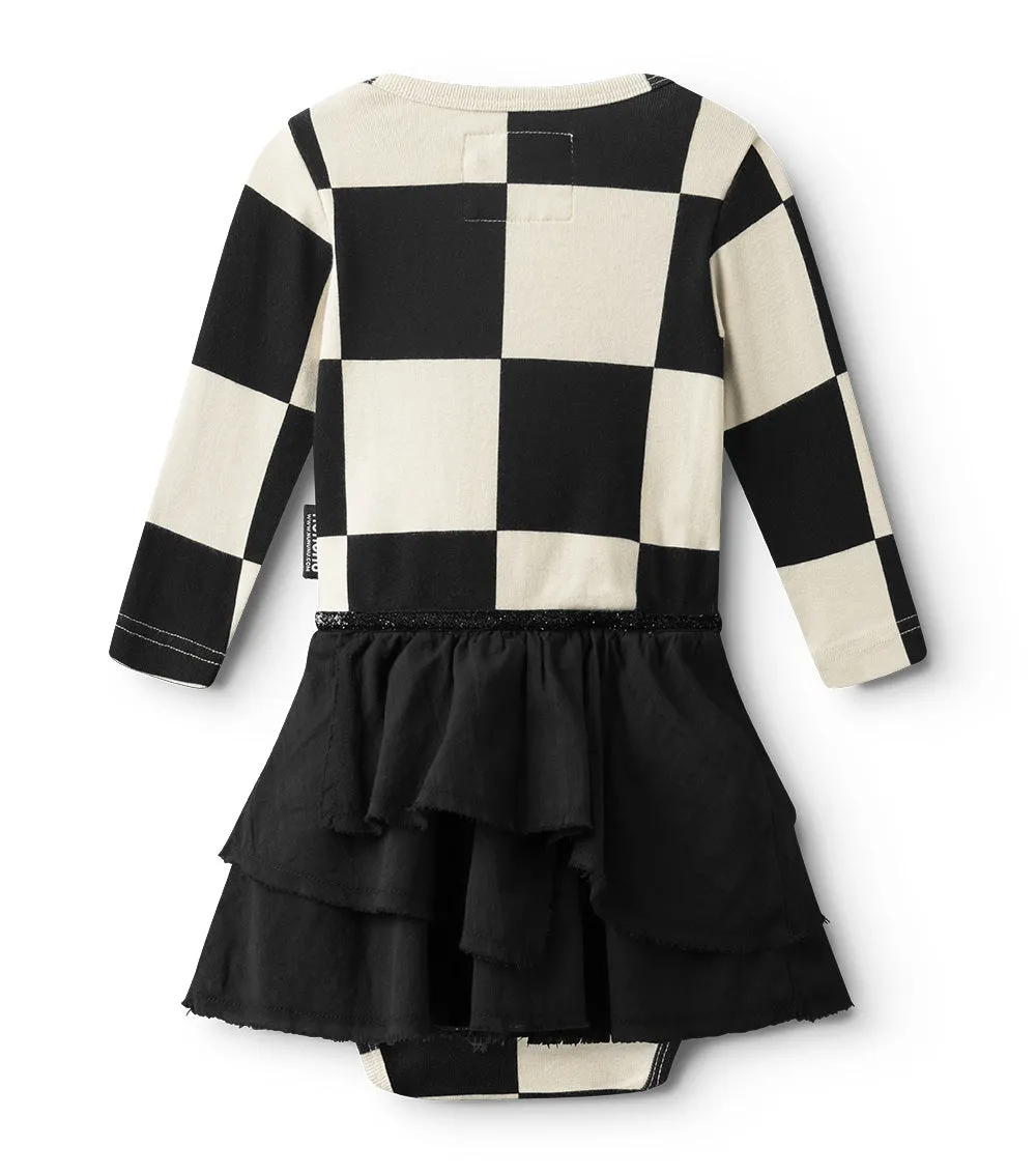 Checkmate Onesie Skirt