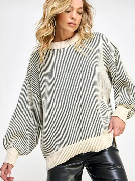 Chic Striped Sweater