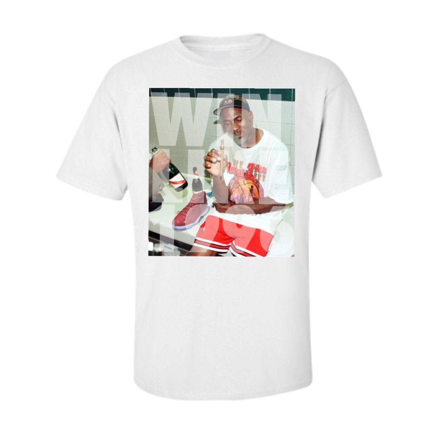 Chicago Bulls Inspired 'Win Like 96' White T-Shirt