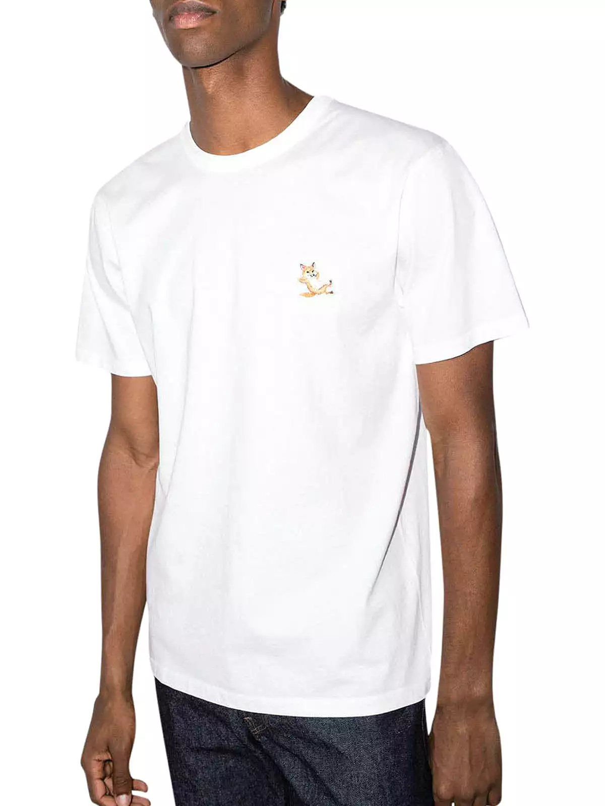 Chillax Fox Patch Tee Shirt