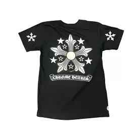 Chrome Hearts Black T-Shirt with 5 Pointed Design