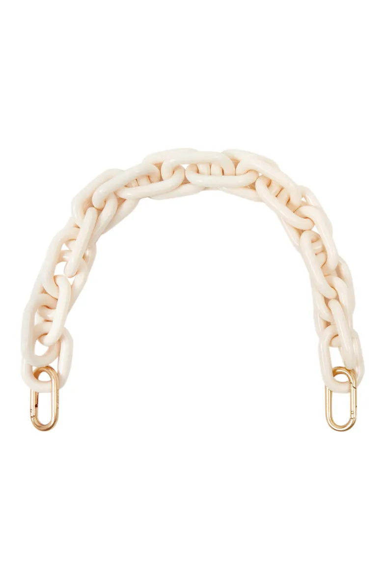 Clare V. Cream Resin Shortie Strap