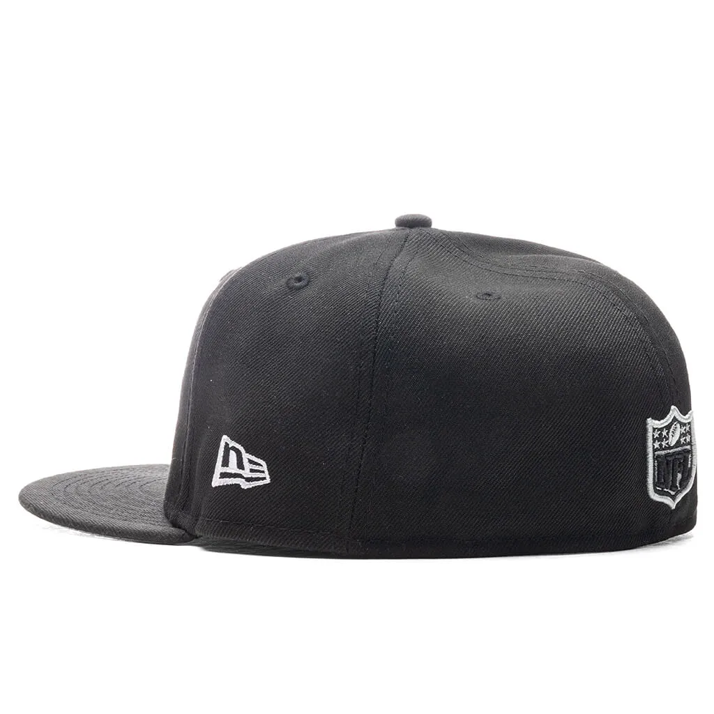 Las Vegas Raiders Cloud Icon 59FIFTY Fitted Cap