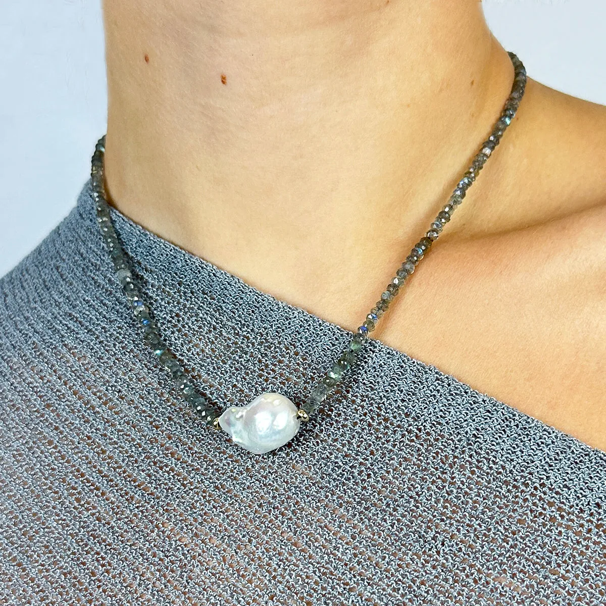 Necklace with Cloud Pearls