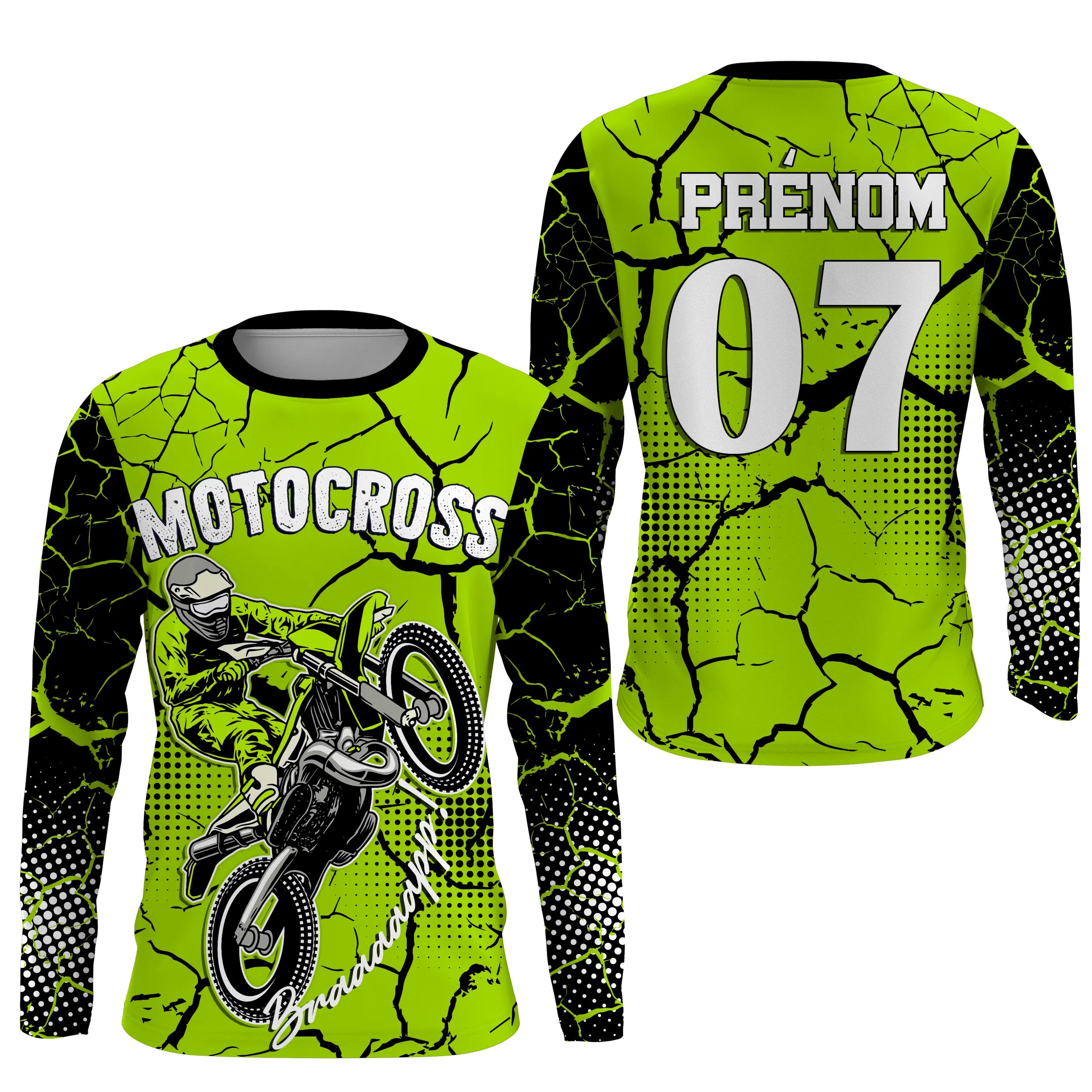 Cross Protection UV Jersey, Personalized Moto Cross Pilot Gift, Racing Jersey - CT20122223