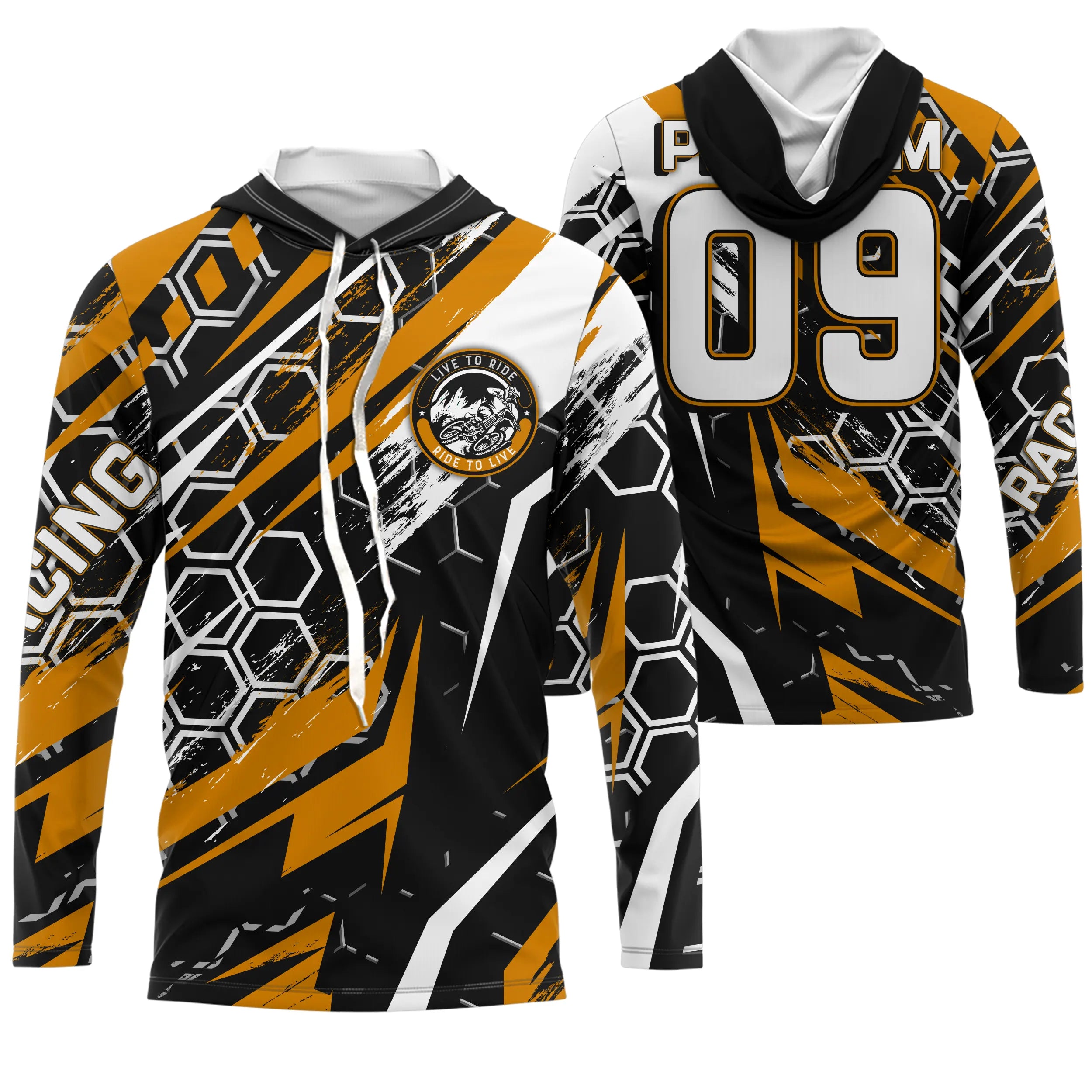 Cross Protection UV Yellow Jersey, Personalized Moto Cross Pilot Gift, Race Jersey - CT20122227