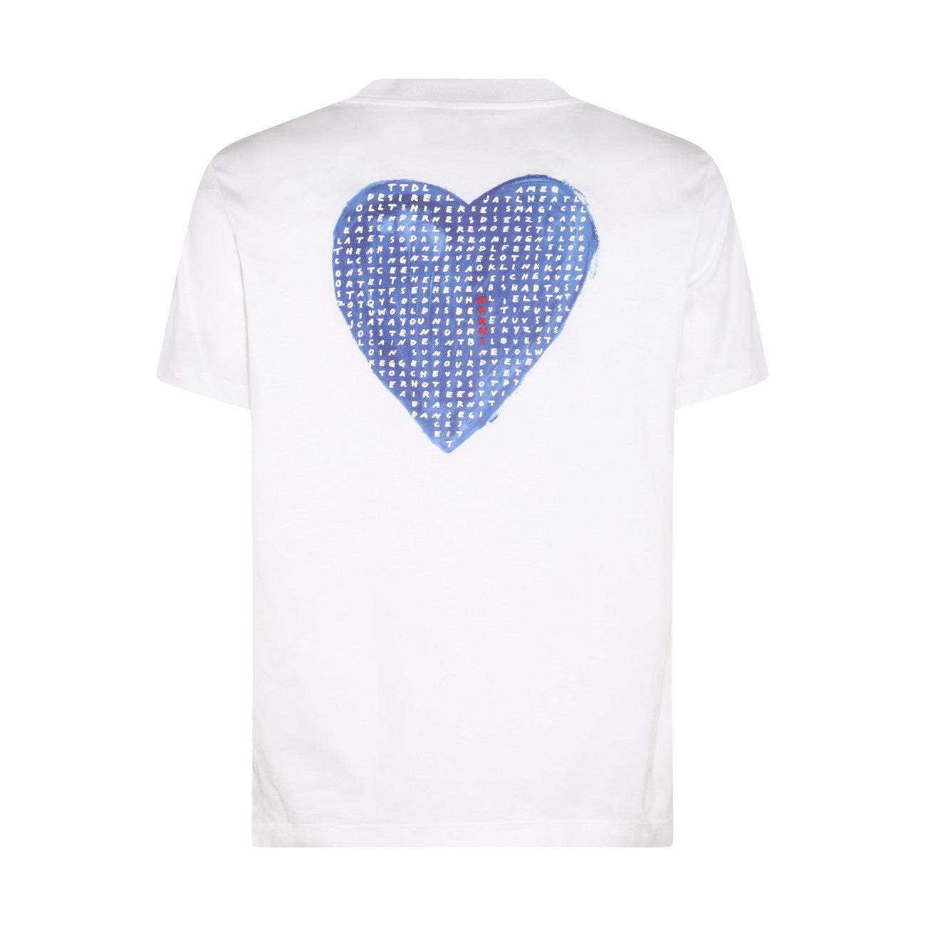 Crossword Heart Jersey Shirt - Organic Cotton - HUMU0198PG