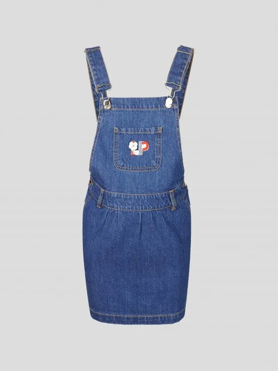 Cotton Overalls Dress