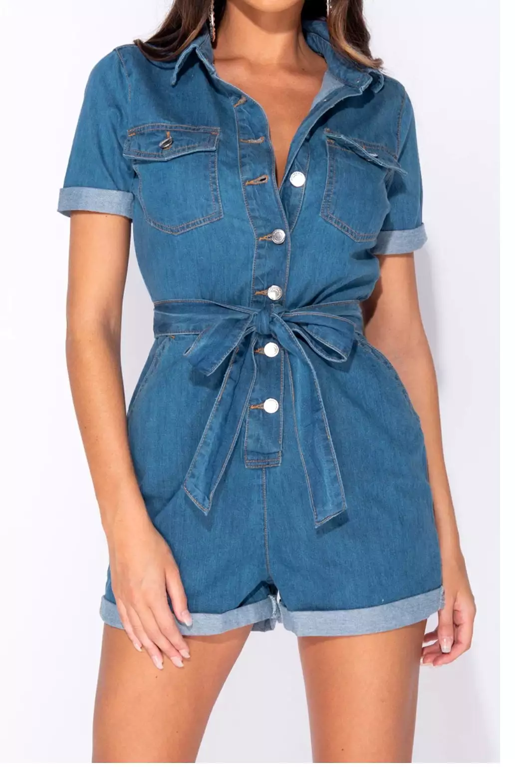 Denim Jumpsuit.