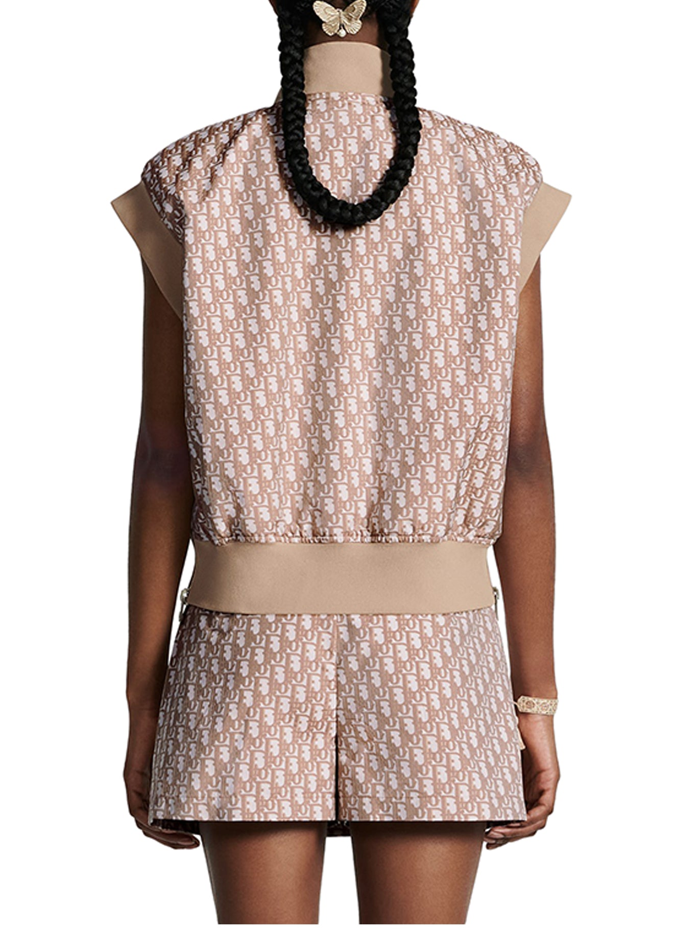 Dior Oblique motif VEST - Rose des vents technical taffeta version