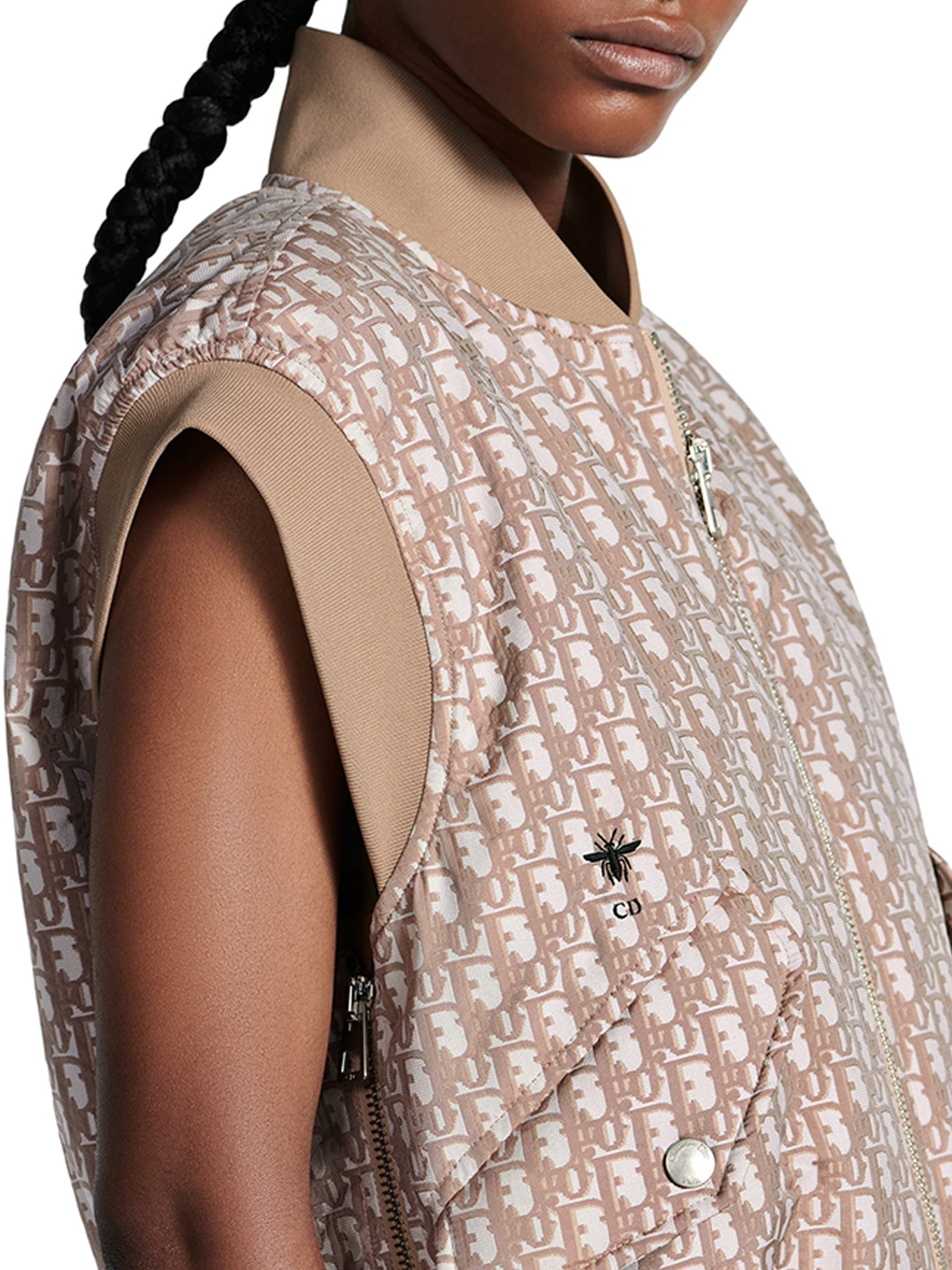 Dior Oblique motif VEST - Rose des vents technical taffeta version