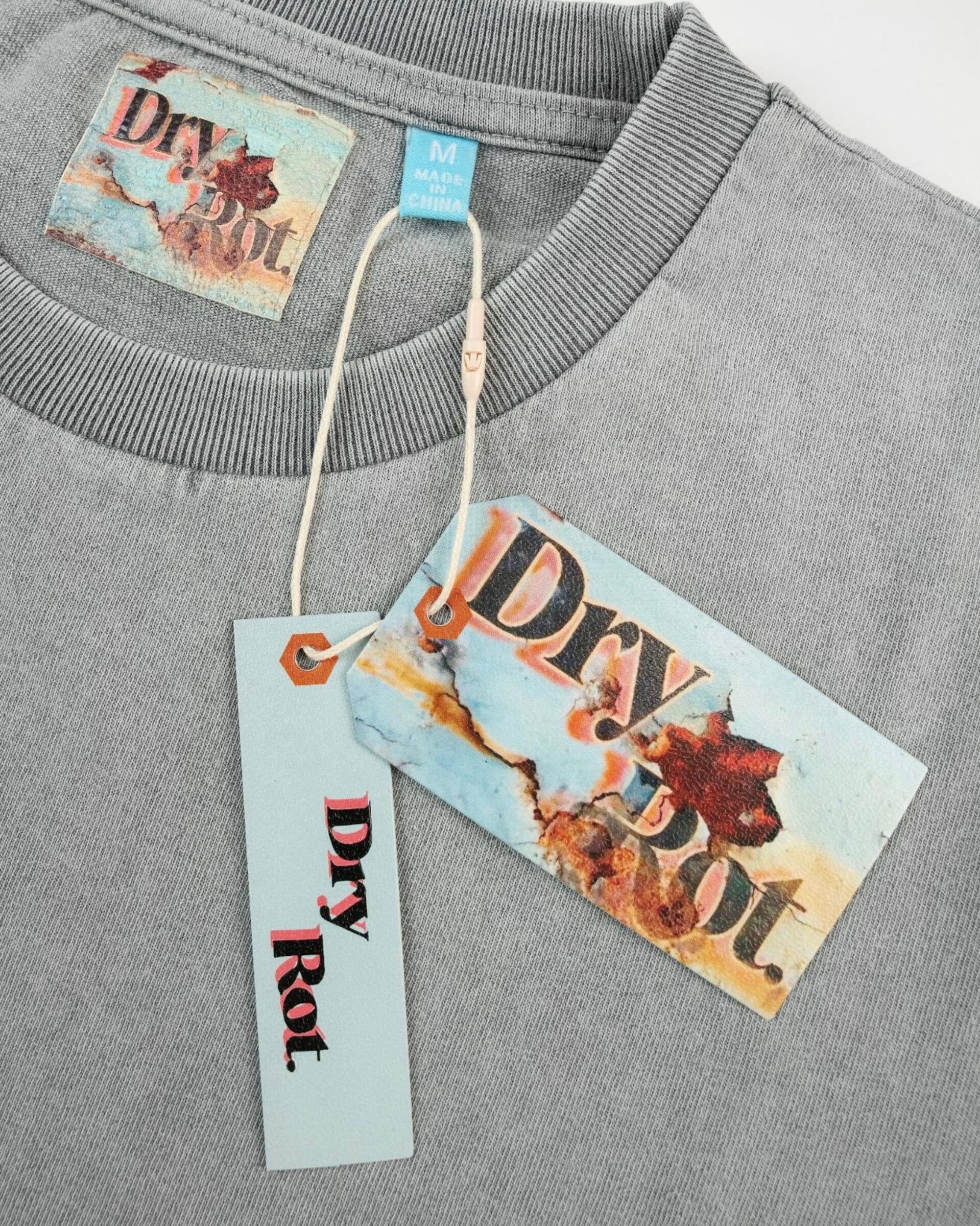 Dry Rot Vintage Tee Light Grey