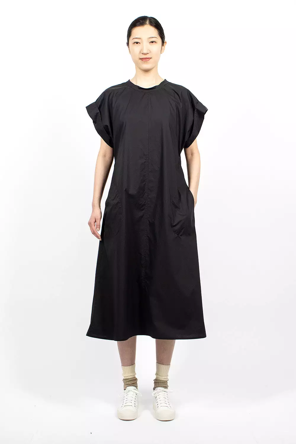 Ducie Black Long Woven Dress