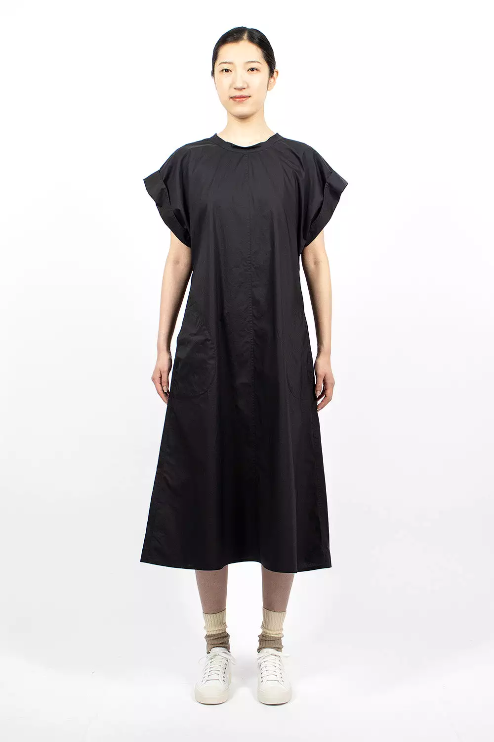 Ducie Black Long Woven Dress