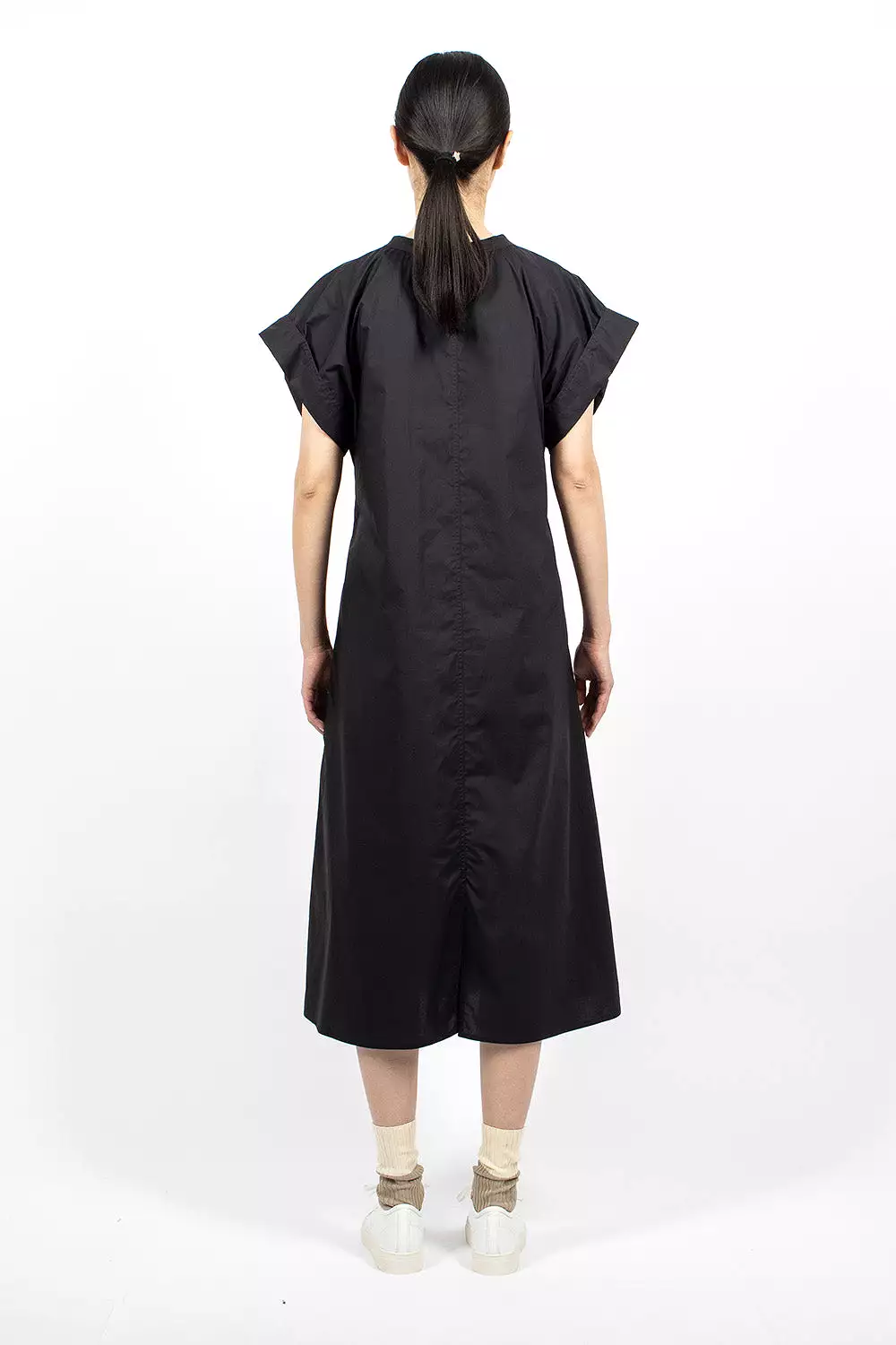 Ducie Black Long Woven Dress