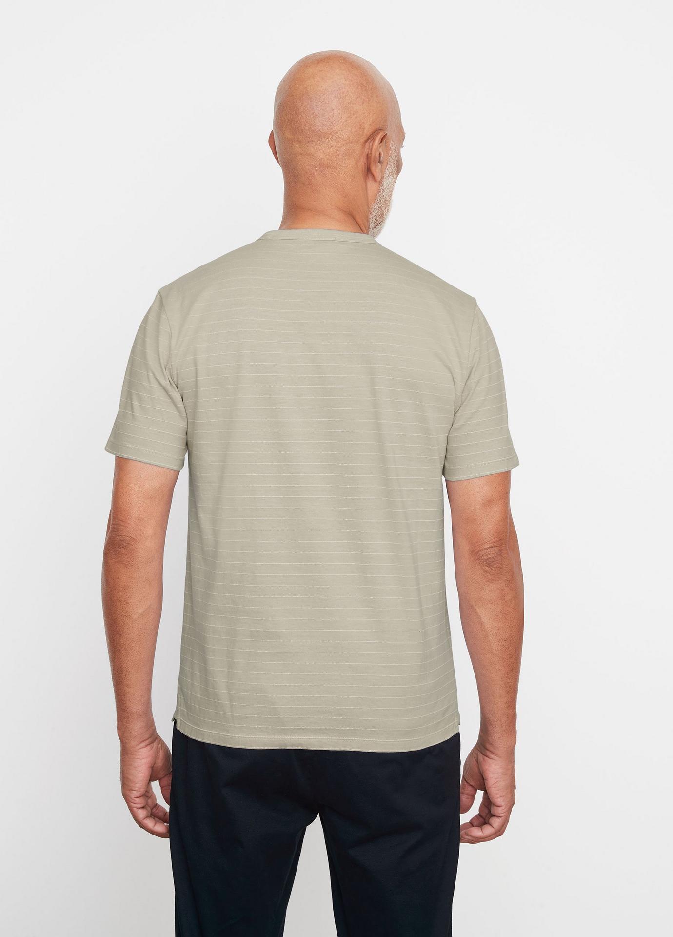 Dyed Fleck Stripe T-shirt