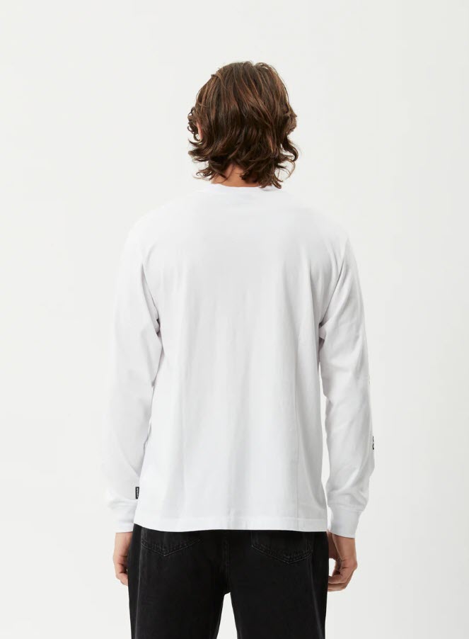 Earthling Recycled Long Sleeve T-Shirt - White