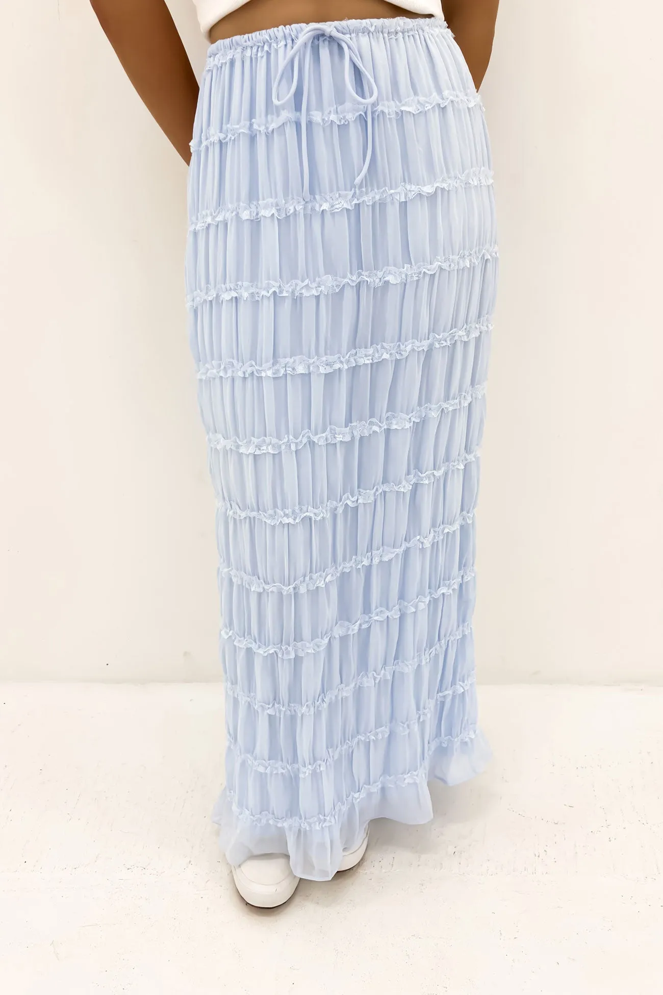 Eloisa Blue Maxi Skirt