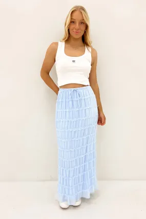 Eloisa Blue Maxi Skirt