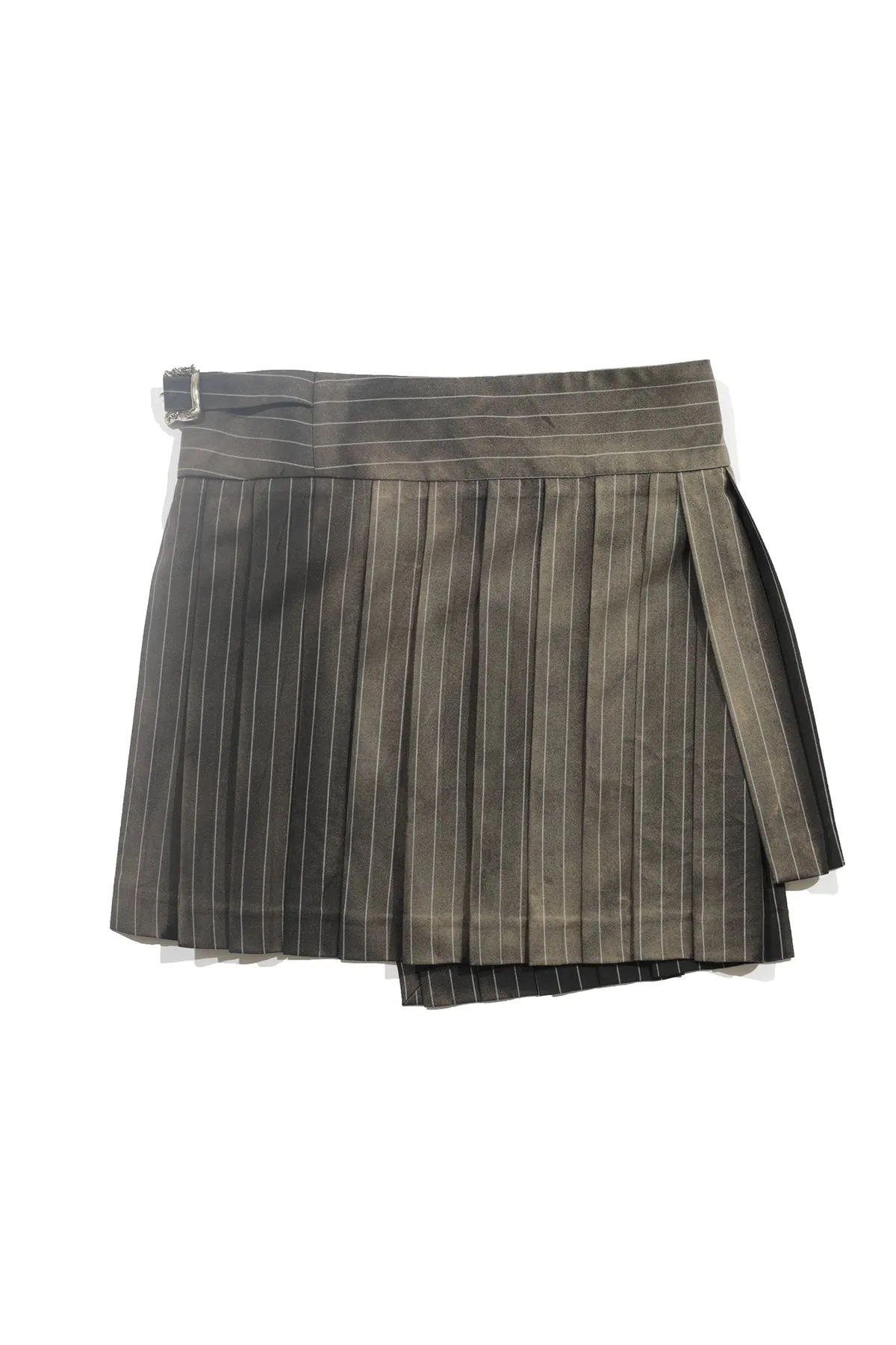 ENFANTS RICHES DPRIMS TIERED PLEATED SKIRT WITH BUCKLE