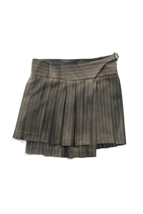 ENFANTS RICHES DPRIMS TIERED PLEATED SKIRT WITH BUCKLE