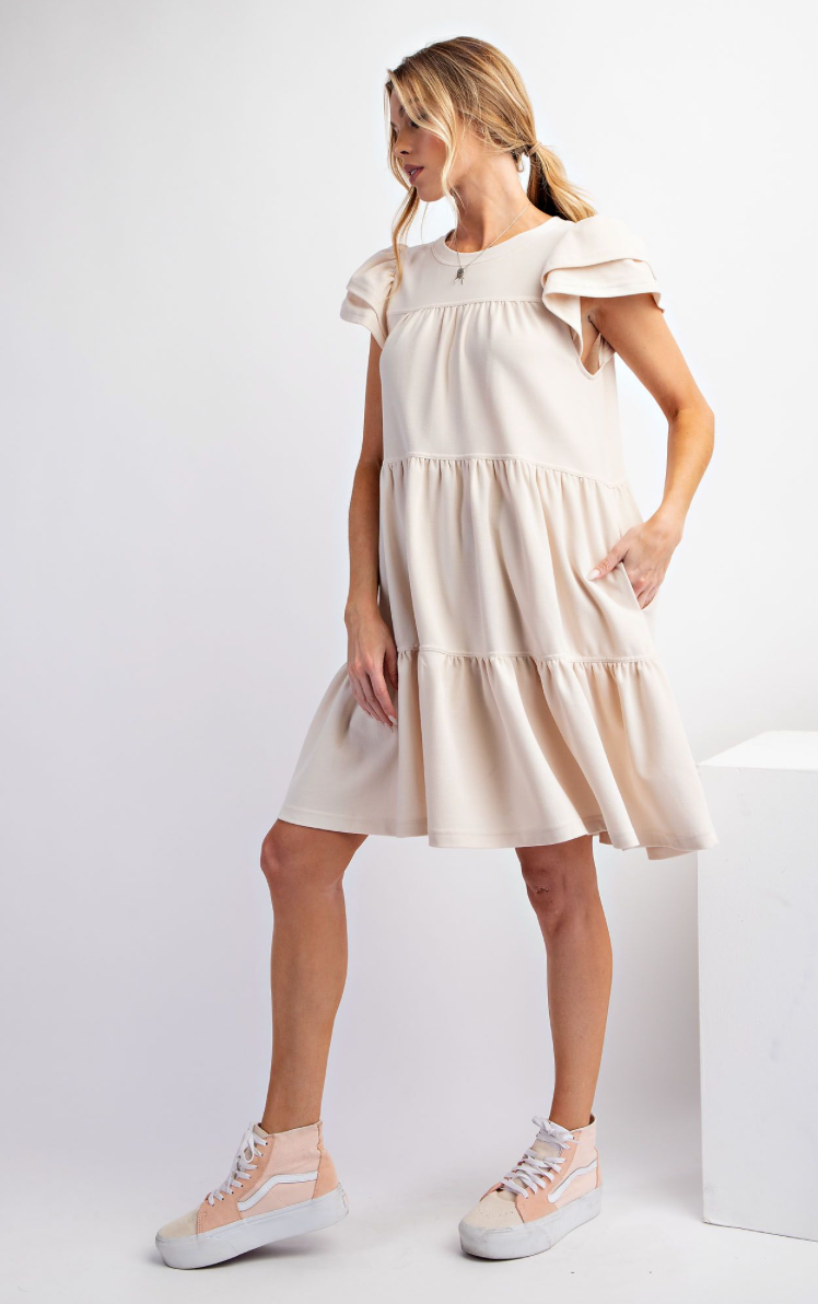 Everyday Ruffled Dress - Affordable and Versatile Women's Fashion Clothing.