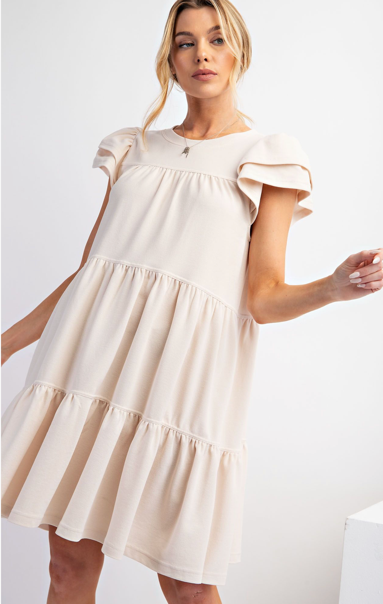 Everyday Ruffled Dress - Affordable and Versatile Women's Fashion Clothing.