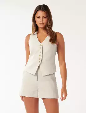 Faye Waistcoat - Google SEO friendly result: Trendy and chic Faye waistcoat at affordable prices. Perfect for adding a touch of 