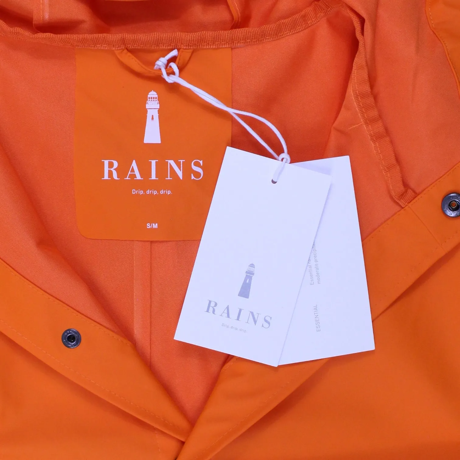 Fire Orange Rains Rain Coat