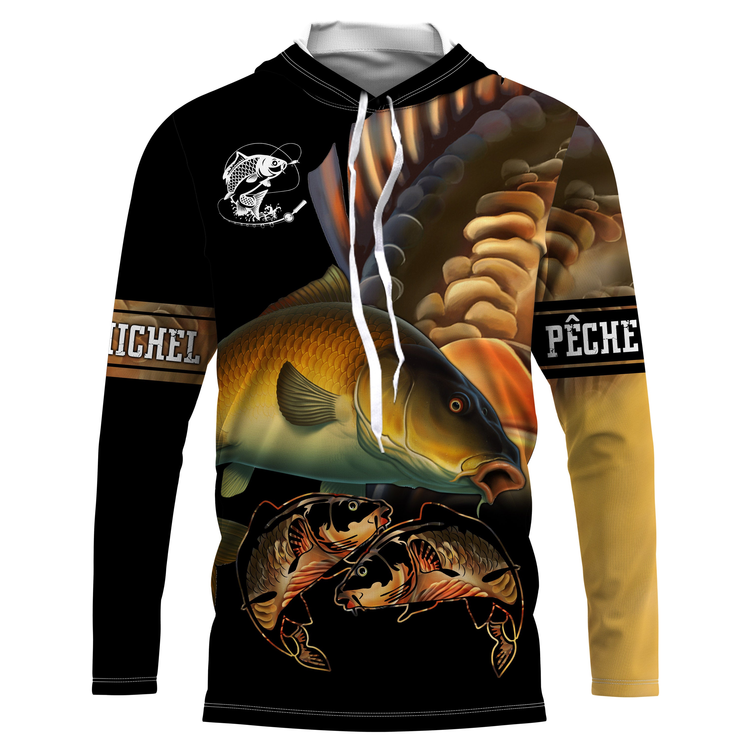 Fishing Carp, Original Gift for Anglers, T-Shirt, Hoodie, UV Protection Clothing, Personalized Fishing Gift - CT.