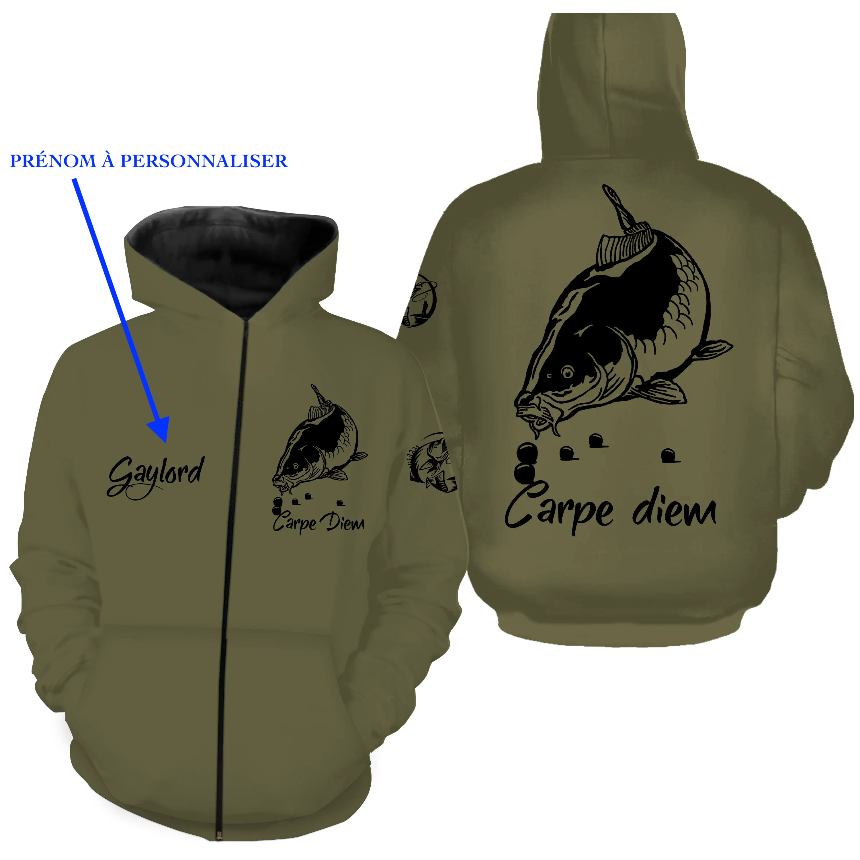 Fishing for Carp, Unique Fisherman Gift, T-Shirt, Hoodie, UV Protection Clothing, Personalized Fishing Gift - CT