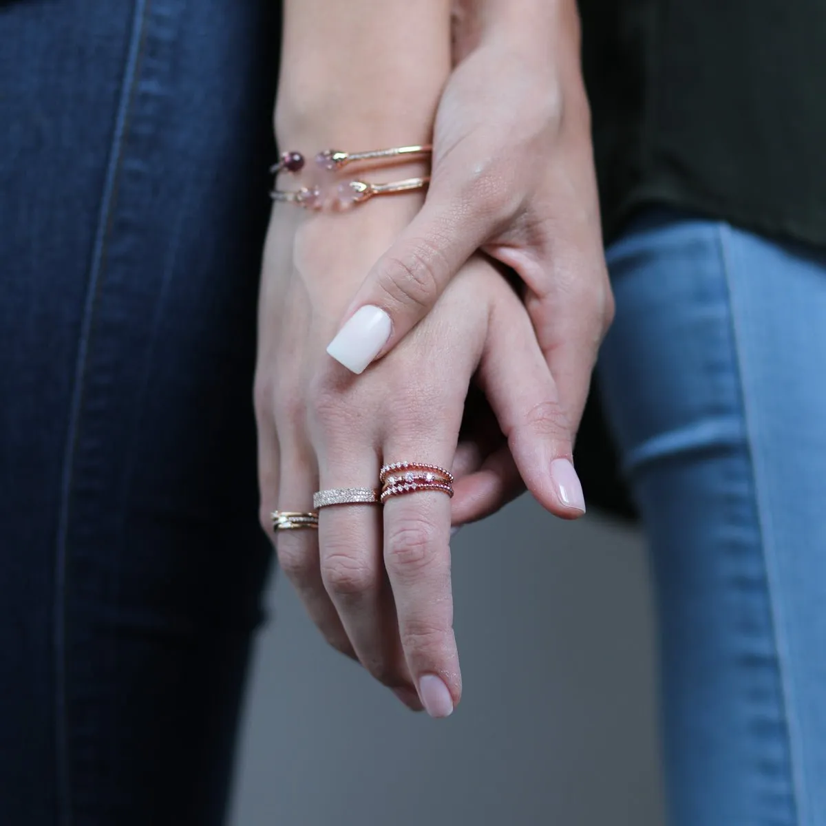 5-Carat Beaded Diamond Ring