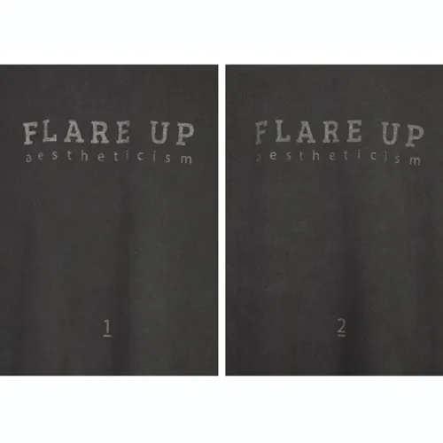 Unisex Street Style Short Sleeves Logo T-Shirts by FLARE UP