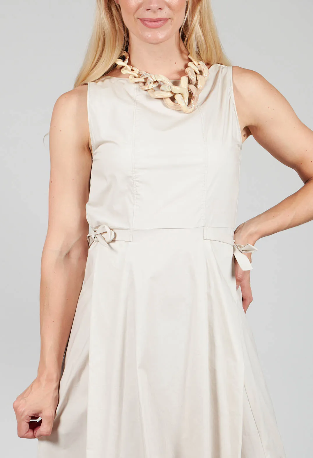 Dune Flared Poplin Dress