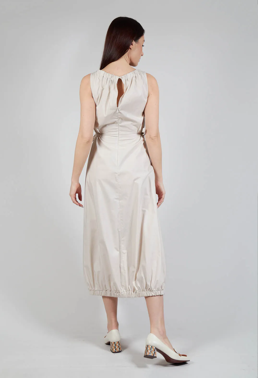 Dune Flared Poplin Dress