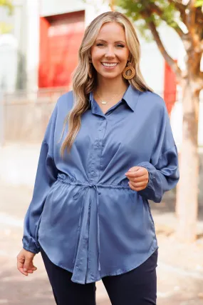 Denim Blouse Perfect for the Weekend