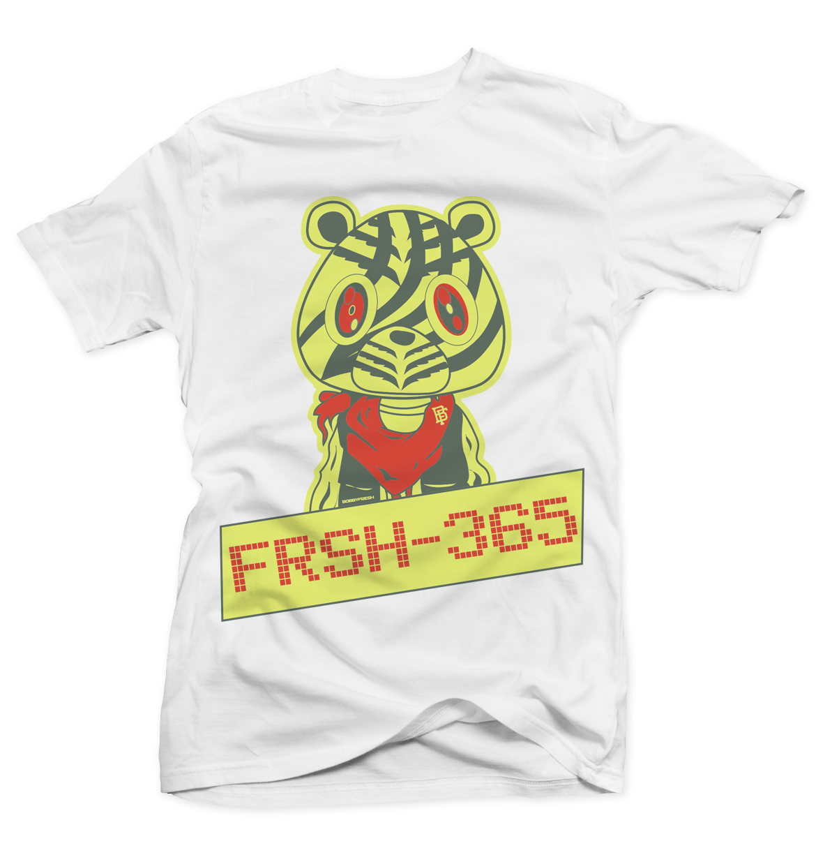 FRSH 365 Frozen Yellow White Tee