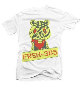 FRSH 365 Frozen Yellow White Tee