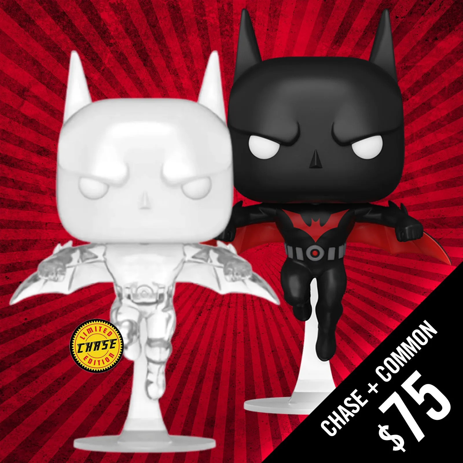 Funko Pop! Batman Beyond Batman #458 (Chase + Common) (SE22)