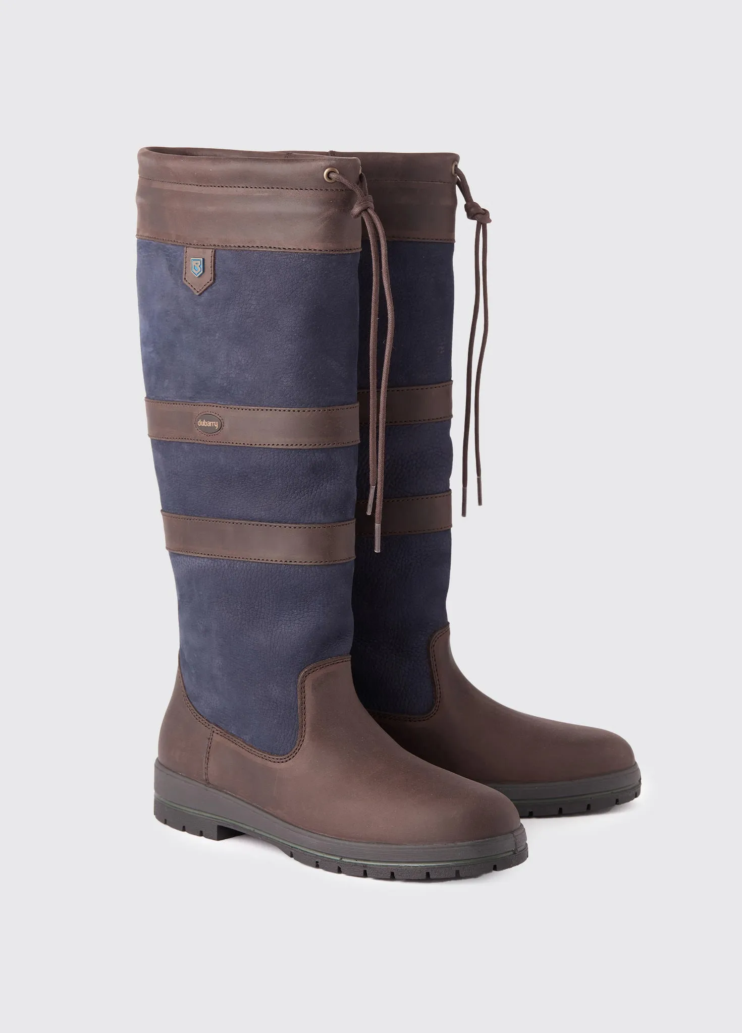 Galway Ladies Country Boot Navy Brown