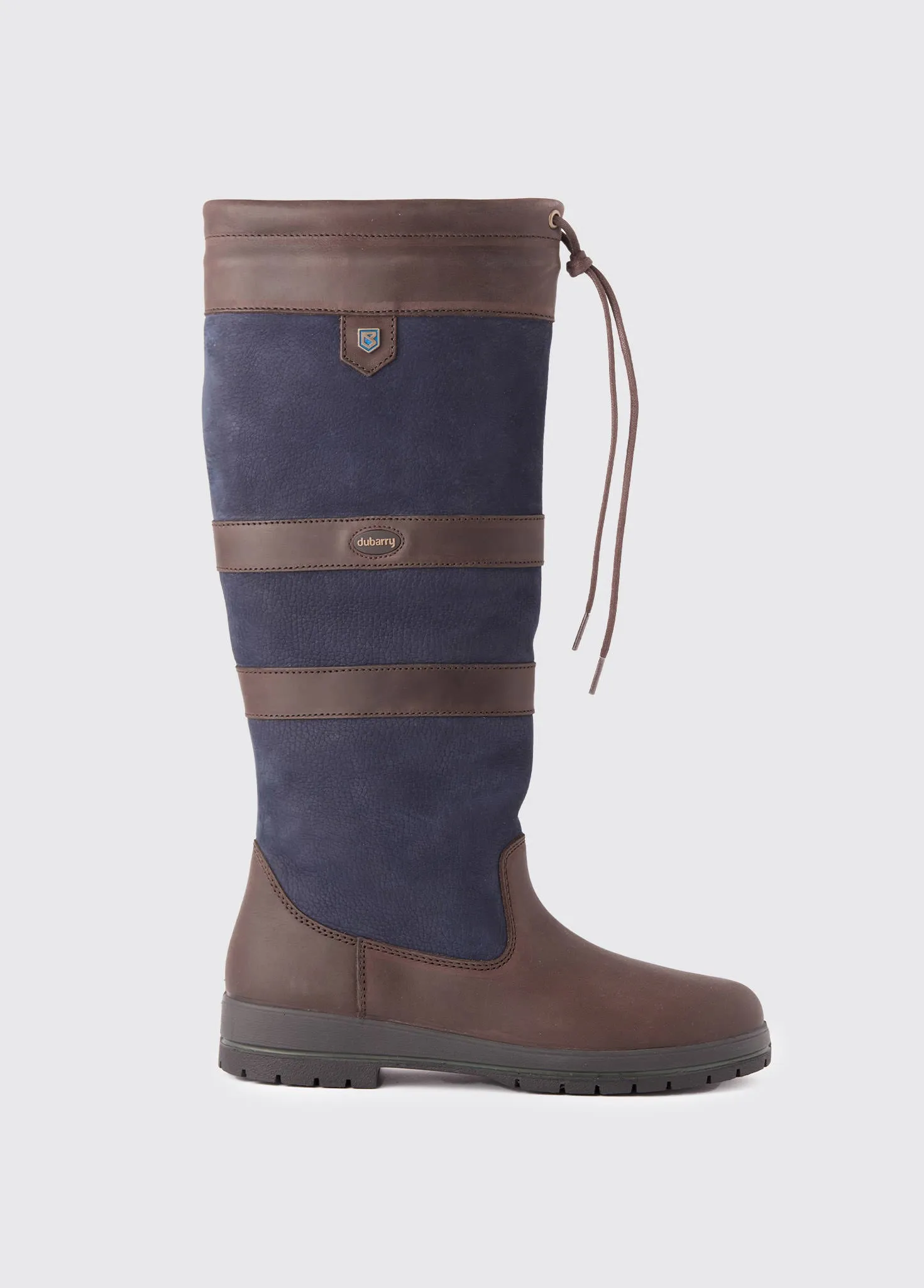 Galway Ladies Country Boot Navy Brown