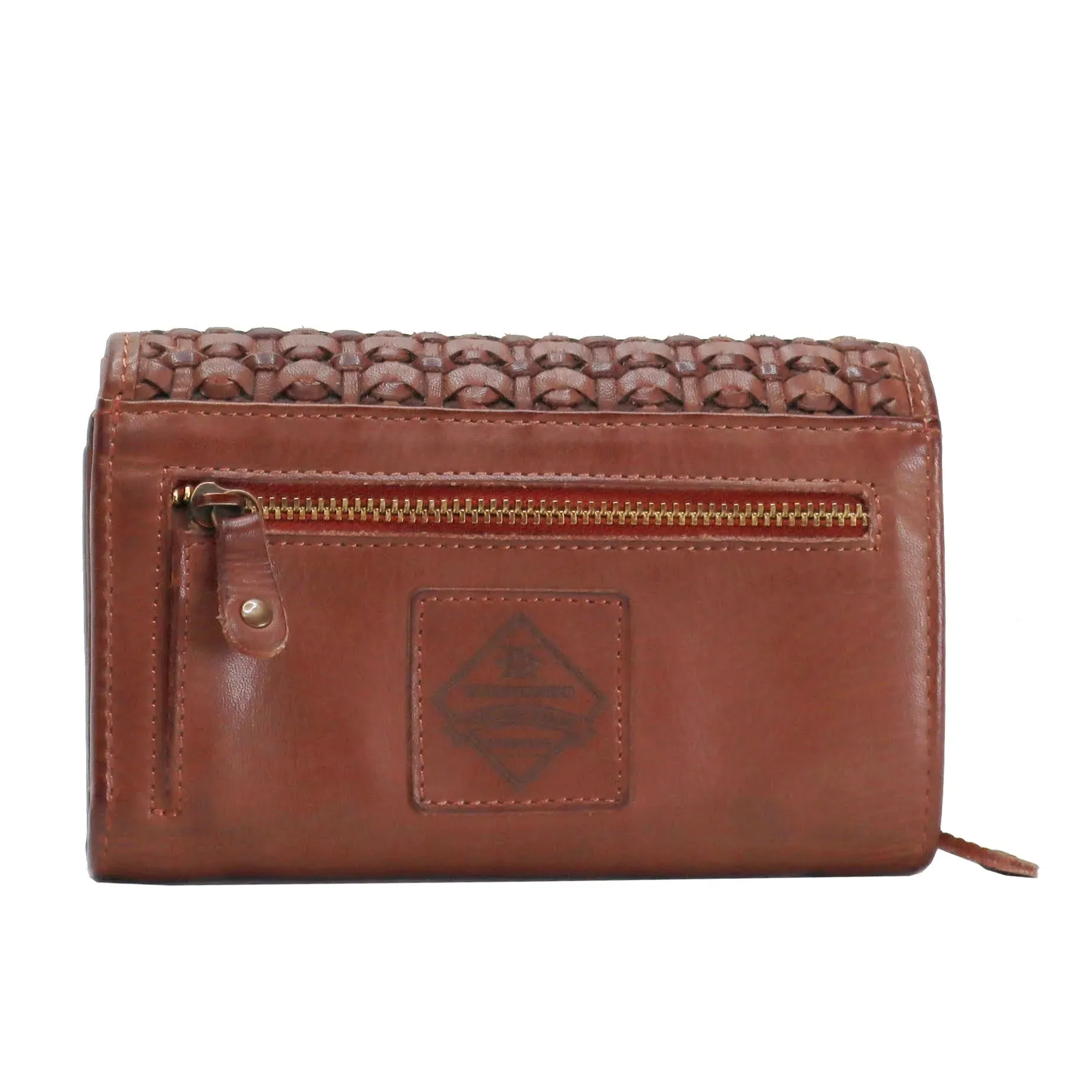 Genuine Leather Wallet - Cognac