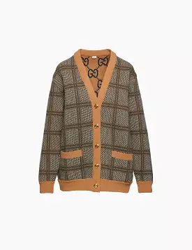 GG Jacquard Cardigan Reversible