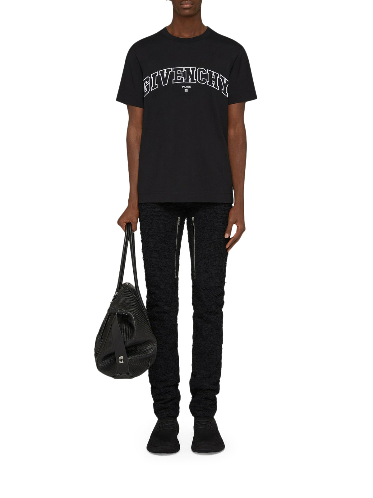 GIVENCHY College embroidered jersey T-shirt