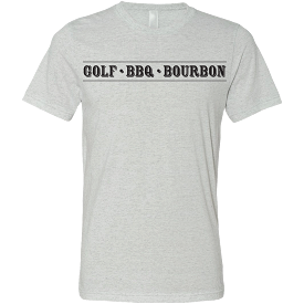 Golf BBQ Bourbon Unisex T-Shirt