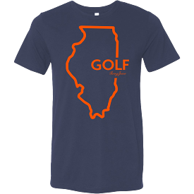 Golf in Illinois Unisex Shirt on Sale - Limited Stock