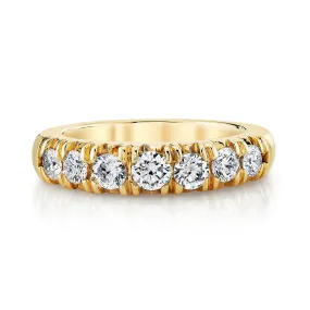 French Pavé Diamond Cloud Band