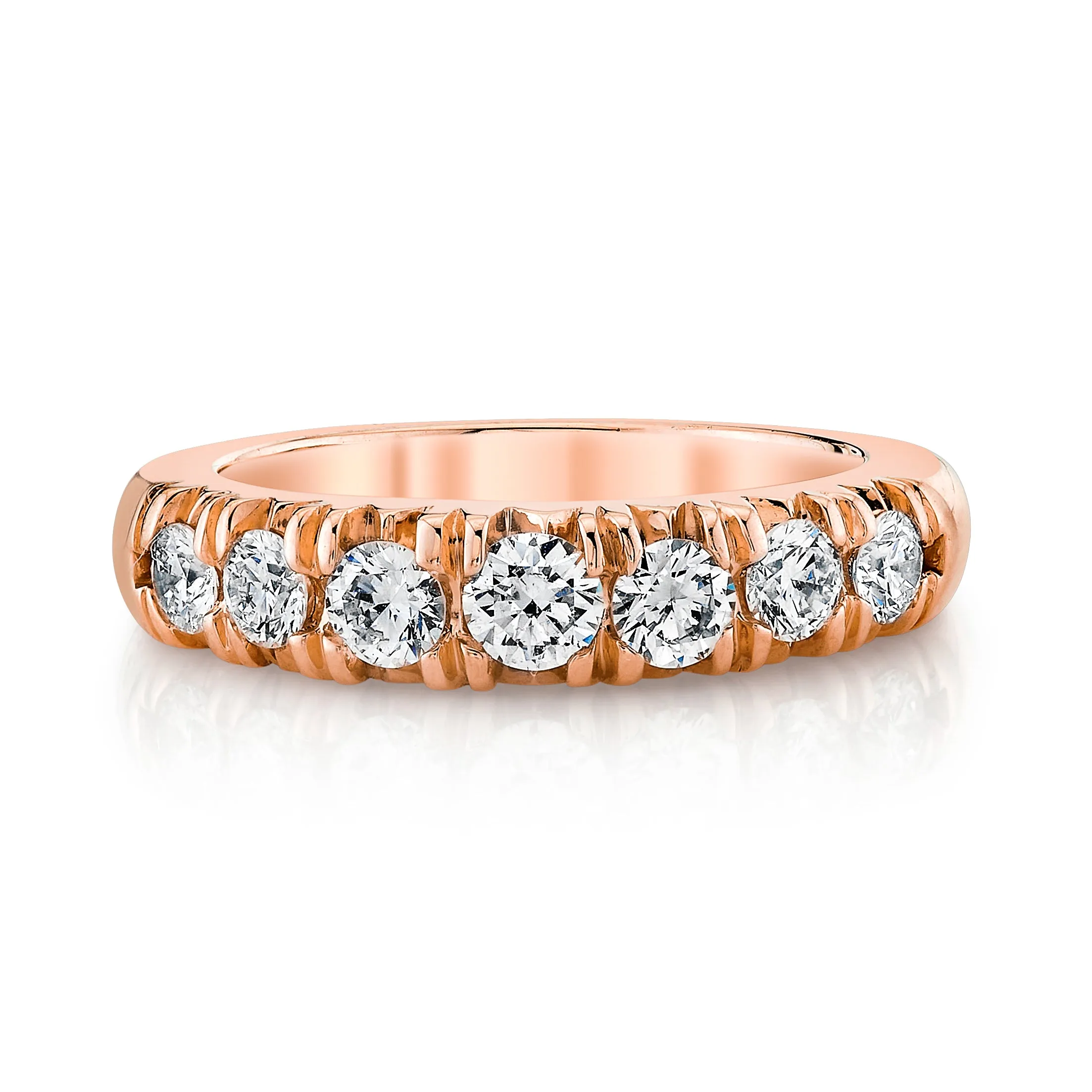 French Pavé Diamond Cloud Band